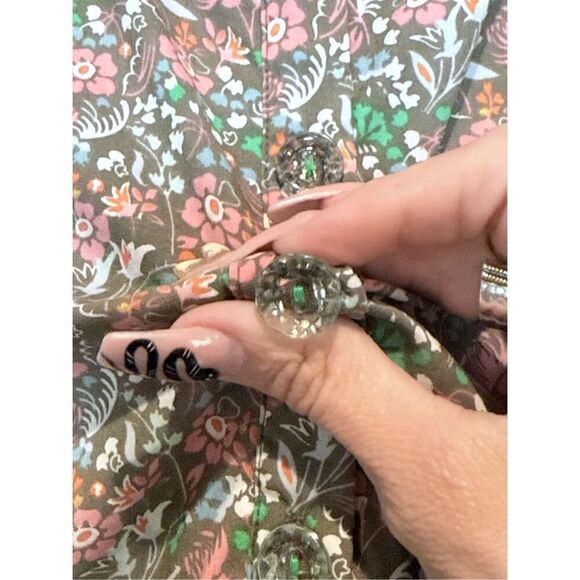 Matilda Jane Serendipity Wonder Girl Sleeveless Floral & Stripe Ruffle Dress 4T - Picture 6 of 13